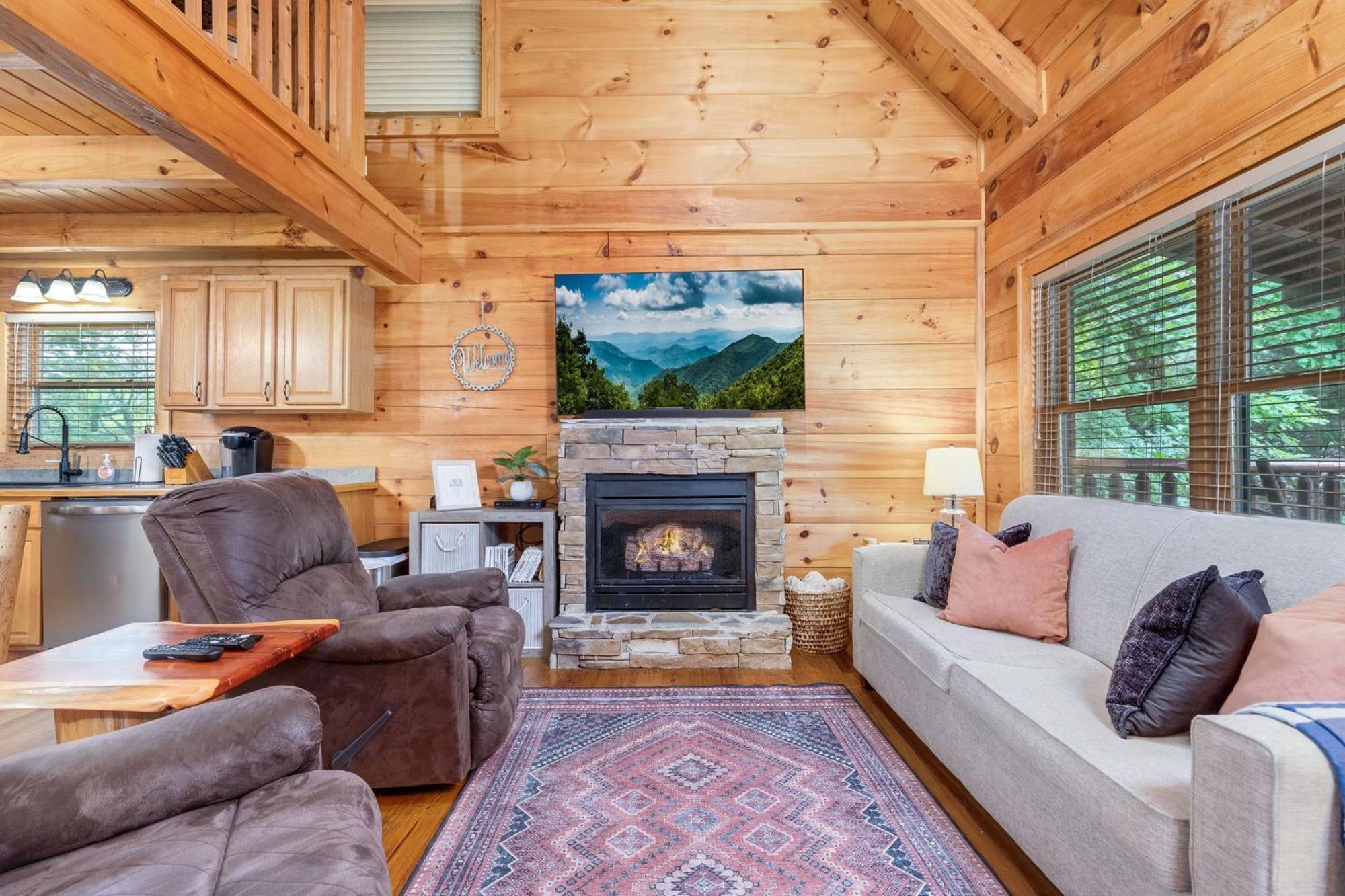 Elegant & Cozy Cabin Near Pigeon Forge Sevierville Bagian luar foto