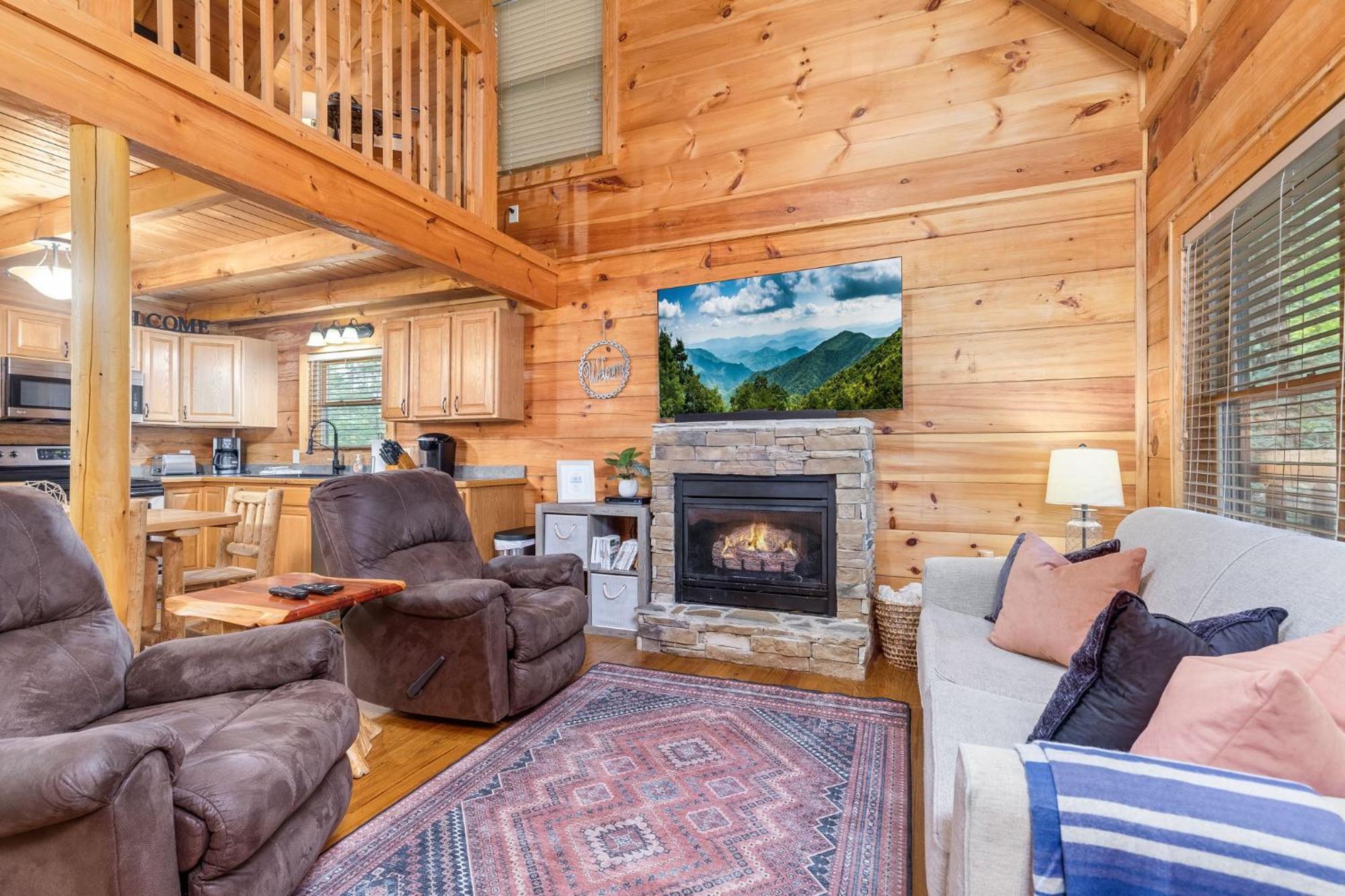 Elegant & Cozy Cabin Near Pigeon Forge Sevierville Bagian luar foto